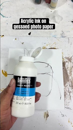 WILD Acrylic Ink Art Techniques! #shorts #art #alcoholink
