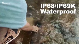 F105 Rugged Smartphone Unlocked, 10300mAh Battery Rugged Phones, Android 14 12GB 64GB, 6.75" 20MP 8MP, 4G Dual SIM, Fingerprint/Face Unlock