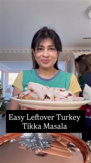 126K views · 1.5K reactions | Happy Boxing Day! Easy Leftover Turkey Tikka Masala- cook along video! Full recipe on my Curry Club (link in bio https://curryclub.theclubb.co) ingredients, onion, ginger, garlic, tomato purée, turkey leftovers, turmeric Chili garam masala dried fenugreek leaves salt, brown sugar, water, yoghurt or crème fraîche. | Nisha Katona | Facebook