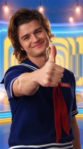 👾🧩Steve Harrington’s Legendary Hair Secret Revealed! 💇‍♂️ Stranger Things Shorts🧠👾