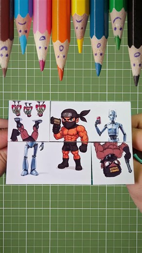 🤎🖤DIY PaperArt👺👹 #art #diy #papercraft #paper #handmade #thingstodo #minicombo