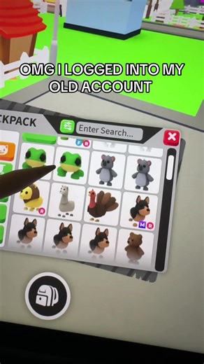 I logged into my old Roblox adopt me account and omg I’m surprised #roblox #adm #adoptme #loggingintomyoldrobloxaccount #robloxadm