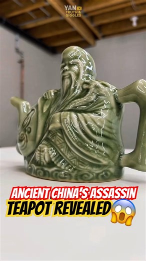 Ancient China’s assassin teapot revealed ⁉️😳 #teapot #ancientchina