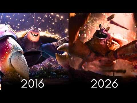 MOANA (2016) VS MOANA (2026) (Latest Trailer Comparison)