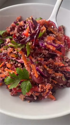 Quinoa red cabbage salad secrets for fresh bold flavor