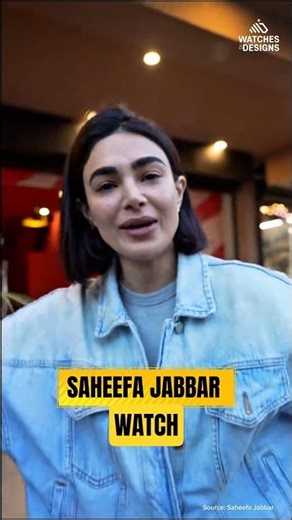 Pakistani Fashion Model Saheefa Jabbar’s Gold Watch Looks WAY More Expensive Than $309!