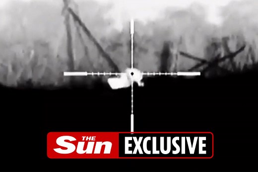 Moment female Ukraine sniper shoots separatists dead - as she vows to 'kill again'