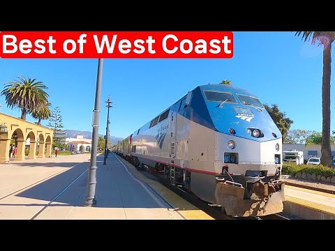 Ultimate Train Travel on Amtrak Pacific Surfliner & Coast Starlight!