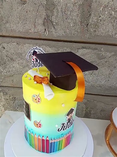 graduation cake #remix #cakedecorating #ongatarongai