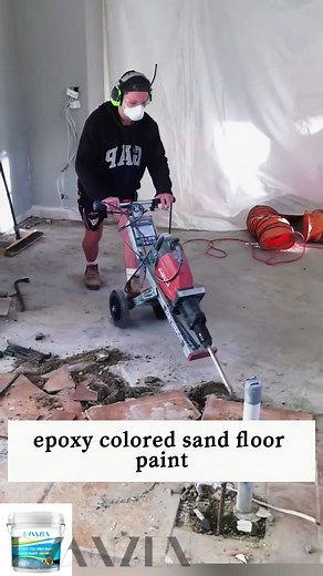 Epoxy Colored Sand: Easy Self-Leveling Floor Paint