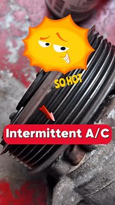 The A/C compressor was cutting out intermittently, and the issue turned out to be a growing clutch gap. As the gap increases with wear, the magnetic pull weakens and the clutch stops engaging reliably. | Larin Automotive