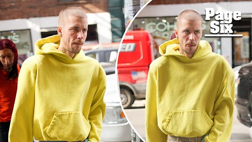 Justin Bieber ditches his beloved hats to show off buzz cut in NYC outing
