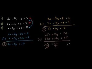 How To Solve Simultaneous Equations Containing 3 Unknowns - Easy Guide