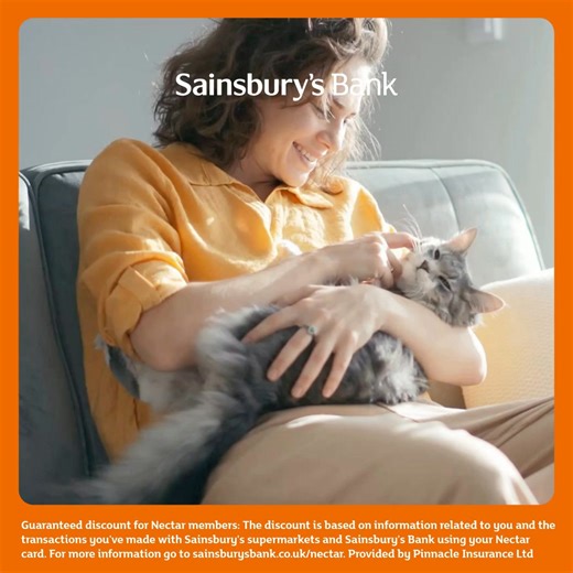 Pet insurance for your favourite family member. | Sainsbury's Bank