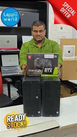 Hp Z2 Tower workstation 12 gb RTX new graphics with G5 workstation