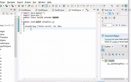 12.java自动化测试语言高级之Applet基础