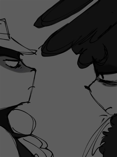 teehee ANGST!! THESE R NOT MY CHARACTERS! They are from Myth of the machine!! Oswald and Felix :D #mythofthemachine #motm #oswaldtheluckyrabbit #felixthecat #batim