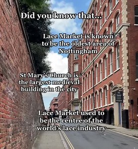 Did you know that Lace Market is known to be the oldest area of Nottingham? Oh and what a beautiful area it is 😍 | Nottingham Trent University