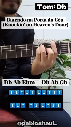 HOW TO PLAY IN ALL KEYS: Knockin' on Heaven's Door - Key: Db