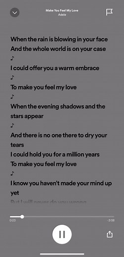 Adele - Make You Feel My Love: Full Song Lyrics