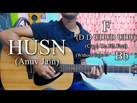HUSN | Anuv Jain | Easy Guitar Chords Lesson+Cover, Strumming Pattern, Progressions...