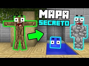 NOOB VS MAPA TROLL DE 30 ESCONDITES EN MINECRAFT 😂 ME HAGO PASAR POR PIEDRA 💎