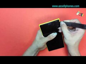 Nokia Lumia 1520 back cover removal
