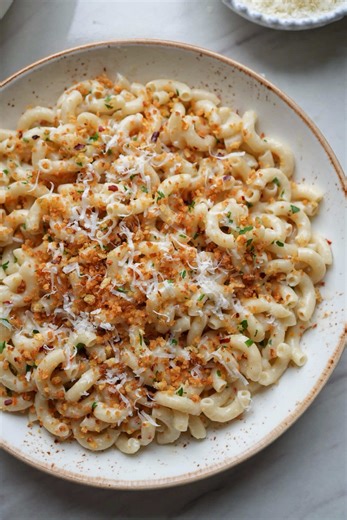 Easy Roasted Garlic Butter Elbows Recipe