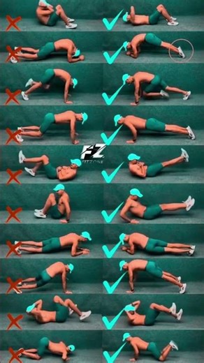 Right vs Wrong Fix Your Exercise Form 💥#fitness #motivation