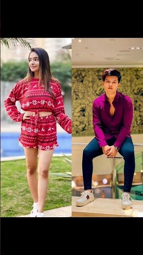 anushka sen 🥀 and riyaz Aly 💕 Moto song 🎵#anushkasen #riyazaly #shorts #anushka