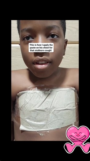This is how I apply the paste on his chest for that stubborn cough #old #remedies #cough #cold | Sonia Nedd-Austin