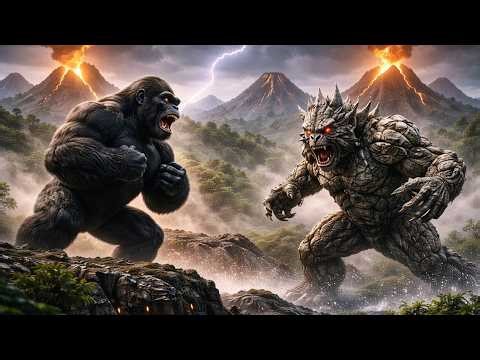 Kongo vs. Gorok: The Earth-Shattering Clash of Skull Island!