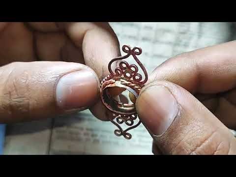 Simple Twisted Copper Ring Making | Jewellery Making