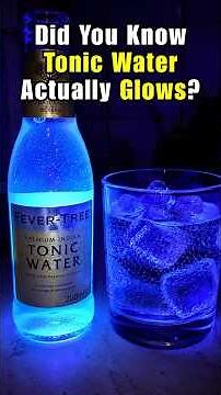 Did You Know Tonic Water Actually Glows? ✨