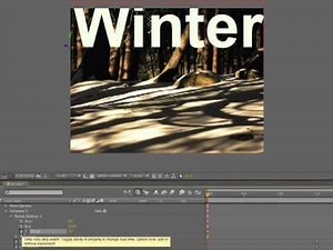 After Effects CS5.5 Build A Winter Scene