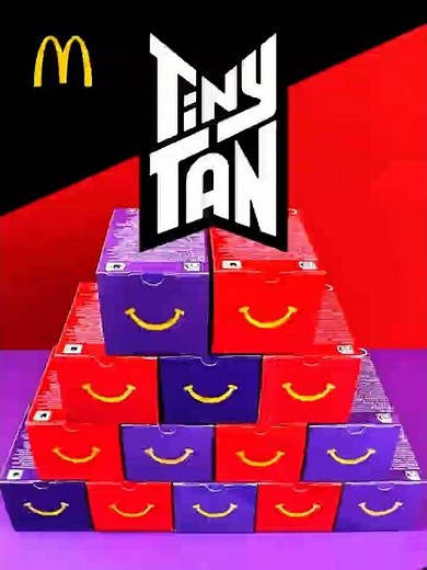 McDonald's BTS TinyTan All 14 Action Figures Unboxing! #bts #tinytan #mcdonalds #happymeal