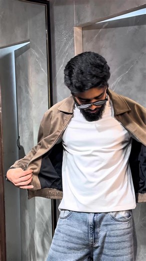 Men’s Solid Bomber Fit Jacket #bomber_jacket #clothing #looklifestyle #viral #old_money_collection | Look Lifestyle