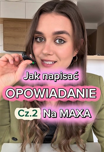 ✨Jak napisać OPOWIADANIE cz.2✨✏️ OPOWIADANIE POJAWIA SIĘ ZAWSZE! Kryteria oceniania poznaliście w poprzednim filmie🫡 A w tym tiktoku zdradzam Wam kilka wskazówek, które przydadzą się do napisania dobrego opowiadania! Zróbcie sobie skriny przykładowego opowiadania i zapamiętajcie, że musi ono zawierać: ✅wstęp (miejsce akcji, czas akcji, wprowadzenie) ✅ rozwinięcie (przedstawienie bohatera, krótka charakterystyka, opis, dialog, wasza przygoda…) ✅zakończenie (podsumowanie historii, puenta zgodna z
