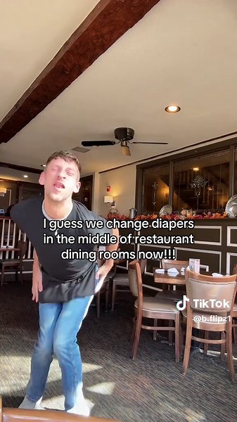 Changing a Diaper in a Restaurant Dining Room? 😳