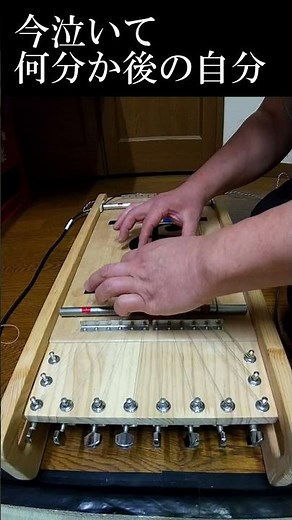 手作りのオリジナル楽器「てれれれん」で「雨になって何分か後に行く」一人奏ジョニー #夜の踊り子 #ショート