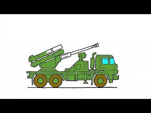 2 Minute hybrid air defense system Drawing | combined gun and missile system drawing