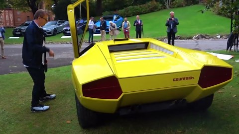 Lamborghini Countach LP500 reconstruction at Villa d’Este