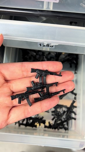 Custom lego guns! Available now at BrickTactical.com! #fyp #lego #customlego #legominifigures #legocollector