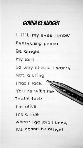 Gonna Be Alright - Matt Maher (Lyrics)