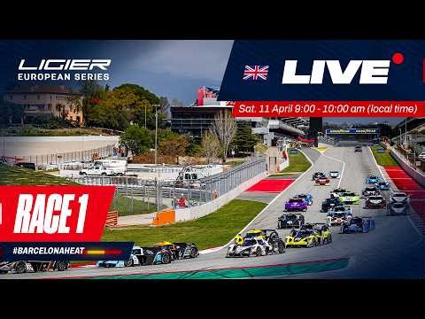 LIVE Race 1 (English) – 2026 Barcelona Heat – Ligier European Series