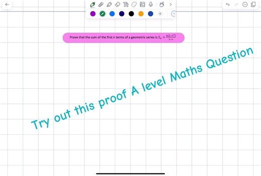 Revise A Level Maths with This Proof Question
