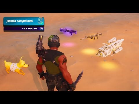 INFLIGE DAÑO A OPONENTES CON ARMAS EPICAS O DE MAYOR RAREZA | MISIONES FORTNITE