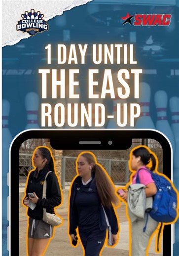 🚨 THE FINAL PUSH! The SWAC East Round-Up kicks off tomorrow in Huntsville! This is it—the last chance to crack the Top 6 and punch a ticket to the SWAC Championship in Arlington, TX. The stakes couldn’t be higher. Who’s ready? 🎳 #SWACBowling #HBCUBowling #CollegeBowlingNetwork