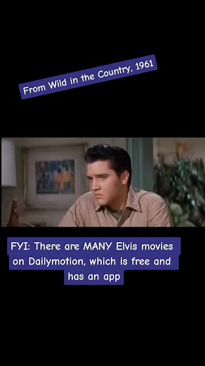 Discover Elvis Presley's Wild in the Country on Dailymotion