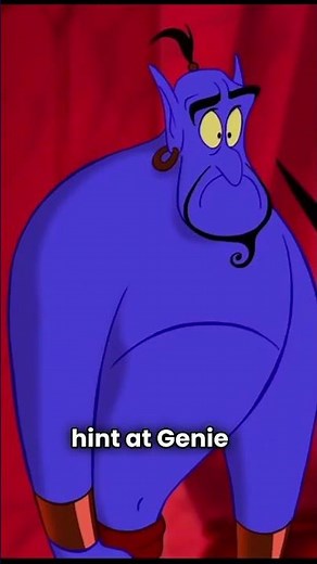 Did you notice Genie's Golden Earring #disney
